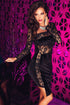 Asymmetric Lace and Velvet Dress